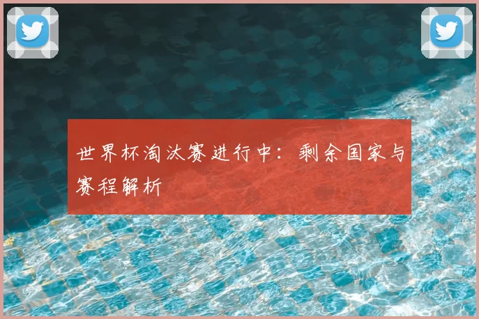 世界杯淘汰赛进行中:剩余国家与赛程解析
