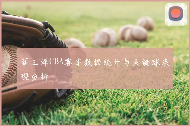 薛玉洋CBA赛季数据统计与关键球表现分析
