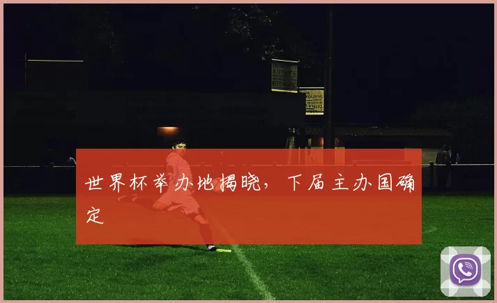 世界杯举办地揭晓，下届主办国确定